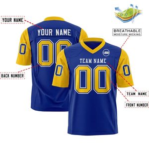 Nueva llegada 2025 diseño personalizado sublimación impresión jóvenes adultos hombres camisetas de fútbol americano - Product Image 2