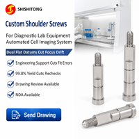 Tornillos de Doble Hombro de Precisión Personalizados 17-4PH 316L A286, Fijaciones Planas Fresadas, Fabricante para Imágenes Celulares Automatizadas