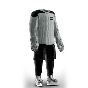 ชุดฮอกกี้น้ำแข็งผู้ชายขายส่งจากโรงงาน โพลีเอสเตอร์ 100% คุณภาพสูง พิมพ์ชื่อทีมและโลโก้ตามสั่ง MOQ ต่ำ ราคาถูก รับผลิตแบบ OEM - Product Image 2