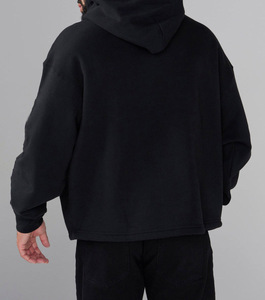 Sudadera con capucha de gran tamaño de alta calidad con hombros caídos, la mejor calidad, peso pesado, logotipo personalizado, Sudadera con capucha de algodón de alta calidad para hombre - Product Image 6