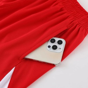 Conjunto de manga corta para mujer, uniforme de voleibol, camisa con cuello en V, pantalones cortos con bolsillos dobles, traje de entrenamiento a juego, ropa deportiva femenina - Product Image 5