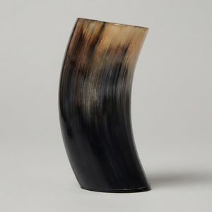 Mug en verre artisanal de qualité supérieure en corne de buffle, écologique, petite taille, logo personnalisé - Style animal marin rustique ARTISANAT - Product Image 5