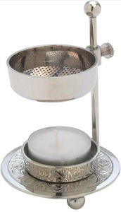 Brûleur d'encens porte-encens bougie ou résine de charbon de bois chauffée pour la décoration intérieure belle conception réglable pour le parfum de maison - Product Image 5