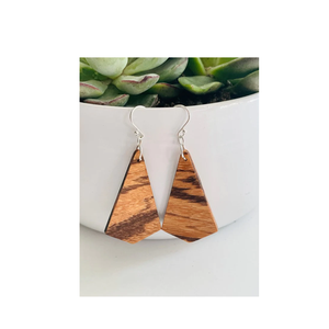 100% Meilleure qualité boucle d'oreille en bois pour sortir boucles d'oreilles à la mode plaqué fabriqué en Inde designer look meilleur prix produit - Product Image 1