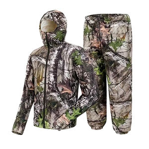 เสื้อวอร์มสำหรับผู้ชายเสื้อแจ็คเก็ตแขนยาวพร้อมกางเกงขายาวลายพรางของจริงเสื้อผ้าสำหรับผู้ใหญ่ - Product Image 1