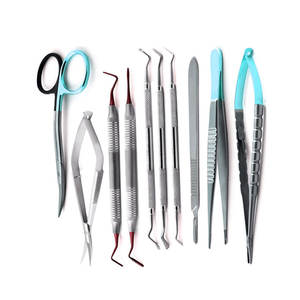 Ensemble d'instruments de microchirurgie manuels en acier inoxydable de qualité supérieure pour une utilisation hospitalière avec des options personnalisables - Product Image 1