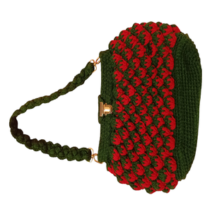 Bolso de Mano de Ganchillo de Alta Calidad con Diseño de Fresa para Mujer - Product Image 1