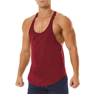 Débardeur de sport personnalisé pour hommes grande taille respirant sans manches col en O Débardeur de sport Fitness Singlet Workout Muscle Bodybuilding Débardeur pour hommes - Product Image 2