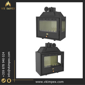 Design moderne 10.3 kW Chauffage d'ambiance Caissons de combustion du bois Bulgarie 3.3 Kg/h Consommation de carburant Installation autoportante - Product Image 3