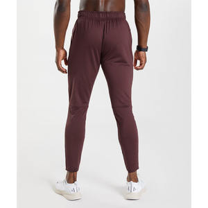 Pantalon de jogging pour homme, dernière collection, couleur rouge, respirant, coupe droite, coton et polyester, léger, style streetwear, broderie. - Product Image 2