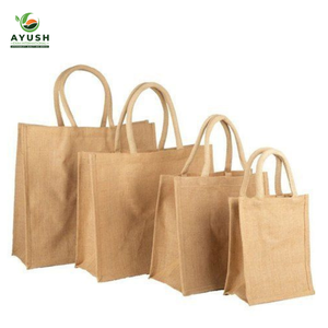 Bolsos de mano de yute a precios económicos y accesibles para mujeres con gran espacio para compras de comestibles, picnic, Playa y almuerzo - Product Image 6