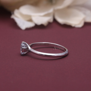 IGI Certified <b>Cushion</b> Cut Lab Grown Diamond Solitaire Engagement <b>Ring</b> 9K White / Rose & Yellow Gold Classic Basket Setting <b>Ring</b> - Product Image 5