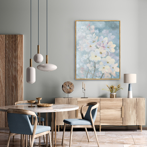 Pintura al óleo abstracta moderna, retrato de alta calidad, figura de flor, decoración de pared de salón de Hotel, lienzo, decoración colgante de pared - Product Image 1