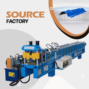 Machines durables de fabrication de tuiles Ridge Cap | Sortie personnalisable pour moteur et pompe à carreaux en acier coloré 380V - Product Image 1