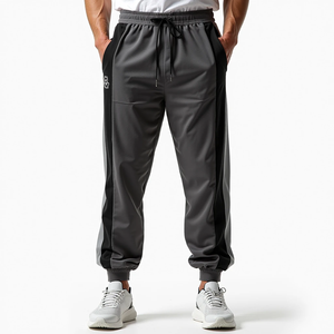 Pantalones Deportivos Transpirables Personalizados para Gimnasio, Pantalones de Chándal para Hombre, de Secado Rápido, de Poliéster/Algodón - Product Image 4