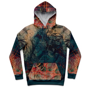2025 Unisex 100% poliéster sublimación pulóver Sudadera con capucha personalizada de talla grande para hombre sudadera de lana bordado de talla grande para hombre - Product Image 1