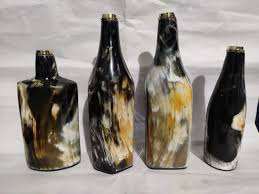 Premium Quality Horn <b>Bottle</b> with Natural Color Variations Handmade <b>Drinking</b> Horn <b>Bottle</b> for Viking and Tribal Style low price - Product Image 6