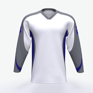 Jersey de Hockey sobre Hielo Profesional Personalizado para Equipo, 100% Poliéster, Impresión por Sublimación de Alta Calidad, Transpirable y de Secado Rápido - Product Image 1