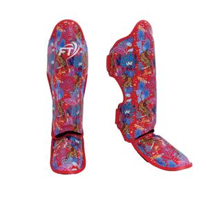 Espinilleras de Kick Boxing de Color Personalizado, Espinilleras de Muay Thai de Cuero Genuino/Artificial, Protectores de Espinilla Personalizados para Entrenamiento - Product Image 3