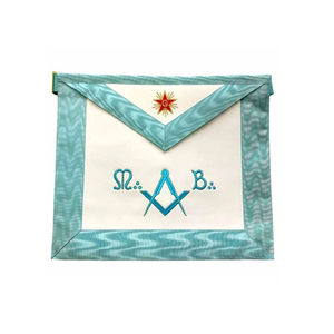 Good Quality Top Design Wholesale Masonic Regalia Apron Masonic Scottish Rite 20th Degree Master Regalia Apron - Product Image 3