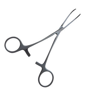 Fórceps de grupo quirúrgico de alta calidad, fórceps de abrazadera de gancho médico quirúrgico, fórceps de sujeción vascular de acero metálico - Product Image 1