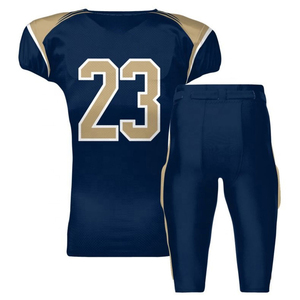 Uniformes de football américain 100% polyester sur mesure maillots bas quantité minimale de commande Sublimation motif blanc Style vêtements de football américain - Product Image 1