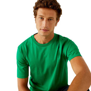 Camisetas de algodón de 250gsm de peso pesado de Color sólido para hombre de talla grande de alta calidad ropa para hombre - Product Image 6