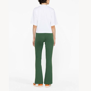 Nuevos y elegantes pantalones acampanados lisos para mujer para adultos, venta al por mayor, pantalones y pantalones acampanados para correr para mujer en cantidad a granel - Product Image 3