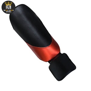 Cómodo paño elástico espinillera empeine acolchado guardias Karate MMA Kick Boxing Muay Thai equipo de entrenamiento protector espinilleras - Product Image 1
