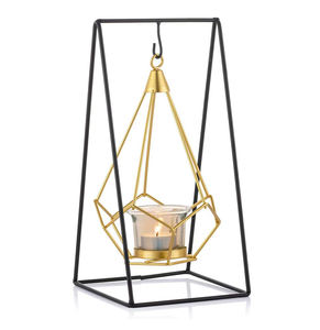 Best <b>Candle</b> Holder Black <b>Gold</b> Color Industrial Candlesticks Votive Stand Metal Modern Fancy Wedding Home Decorate <b>Candle</b> Holder - Product Image 2