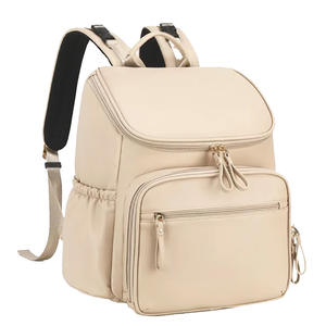 Bolsa de pañales de cuero para mamá, bolsa de pañales, mochilas, bolsa de pañales de cuero vegano - Product Image 6