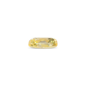 Saphir Jaune Naturel de 2,77 Carats (Pukhraj) - Pierre Précieuse Facettée Taille Émeraude - Product Image 2