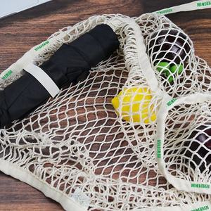 Eco-Friendly Cotton <b>Net</b> <b>Bag</b> with Customizable Size Portable & Recyclable for Cosmetics and Toys - Product Image 5