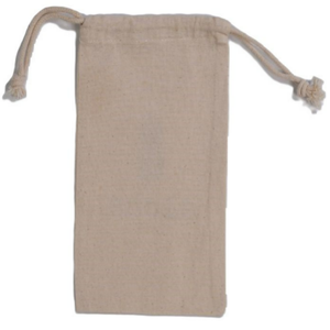 Bolsa de cosméticos de viaje de lona de algodón blanco ecológico de tamaño pequeño, bolsa de maquillaje impresa con logotipo personalizado con bolsas de regalo con cremallera - Product Image 6