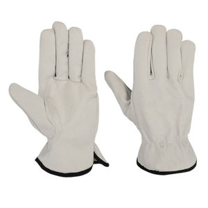 Gants de travail en cuir de grain de peau de chèvre de vache très exigeants gants de conducteur fonctions anti-coupure anti-impact gants de sécurité généraux - Product Image 6