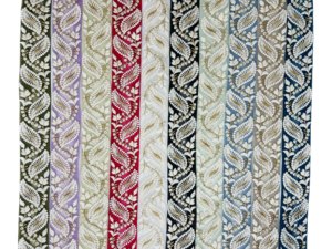 Haute Qualité Beau Motif Floral Net Broderie Dentelle Garniture De Luxe Vintage Romantique Fantaisie Arcs Ceinture pour Robes Traditionnelles - Product Image 2