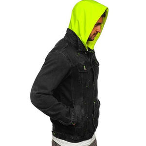 Veste jeans pour hommes personnalisée dernière conception de jeans de haute qualité prix de gros vestes pour hommes, vestes pour hommes, veste pour homme - Product Image 4