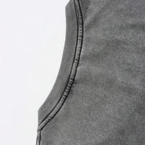 ผู้ผลิตเสื้อยืดคอตตอนทรงเฮฟวี่เวทสำหรับผู้ชาย ล้างสีแบบแอซิดวอช รับผลิตจำนวนมาก คุณภาพส่งออก เสื้อยืดทรงดรอปโชว์เดอร์ ล้างสีแบบแอซิดวอช - Product Image 3