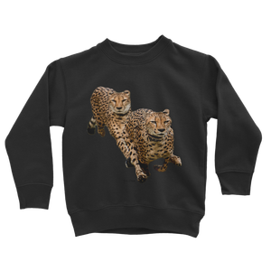Sweat-shirt en coton de haute qualité pour enfants, motif Cheetah Brothers, haut à capuche classique, imprimé décontracté et confortable pour l'automne, pour bébés garçons et filles - Product Image 1