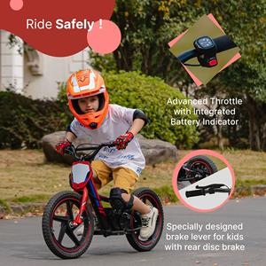 <span class=keywords><strong>Moto</strong></span> électrique Apollo <span class=keywords><strong>Sedna</strong></span> 16upgrad pour enfants, <span class=keywords><strong>moto</strong></span> tout-terrain électrique pour enfants, version compétitive avec amortisseurs - Product Image 5