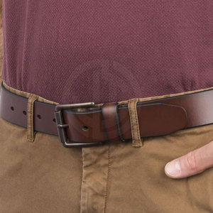 Ceinture en cuir professionnelle à vendre, ceinture en cuir légère pour entraînement et fitness pour hommes, prix de gros. - Product Image 6