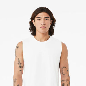 Wholesale Unisex Cotton Muscle Tank - 3633 Combed <b>Ringspun</b> Cotton 32 Singles Tank Tops Mens Solid Cotton Tank Top Tee Shirt - Product Image 6