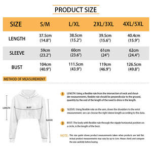 Jersey de longitud corta para mujer 2025, Sudadera con capucha, Top corto transpirable, sudaderas 100% de algodón frontal de talla grande, Top clasificado, venta de fábrica - Product Image 6