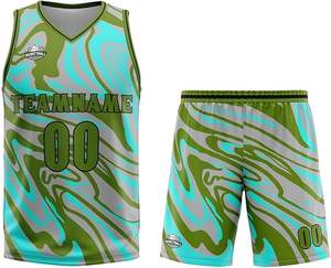 Fabricant d'uniformes de basket-ball en gros de haute qualité, uniformes de basket-ball vintage en maille imprimée pour hommes, équipes d'entraînement d'été bsci - Product Image 5