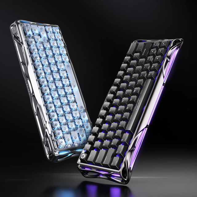 Gravastar V60 Pro Deluxe Edition--Dual Keycap Gift Box Set 8000Hz USB Hot-Swap 16RGB Custom Aluminum Hall Effect Switch Keyboard