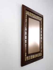 กรอบรูปแบบเปิดสองชั้นโปร่งใสทำจากทองเหลืองและกระจกสีดำสำหรับตกแต่ง - Product Image 5