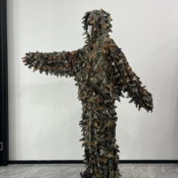 Vente en gros : Tenue de camouflage 3D à feuilles, type Ghillie, à capuche, pour la chasse, l'observation des oiseaux en forêt et les jeux de CS