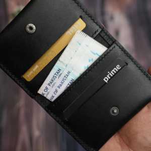 No. Cartera de Cuero Genuino Delgada Hecha a Mano 85 (Negra, 5 Años de Garantía) - Product Image 2