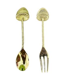 Ensemble cuillère et fourchette en métal de qualité supérieure avec poignée élégante au prix de gros pour l'utilisation de mariage de restaurant hôtel - Product Image 3