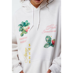 Streetwear hiver imprimé respirant femmes sweats à capuche 100% fibre de bambou séchage rapide haute qualité prix bas à capuche - Product Image 2